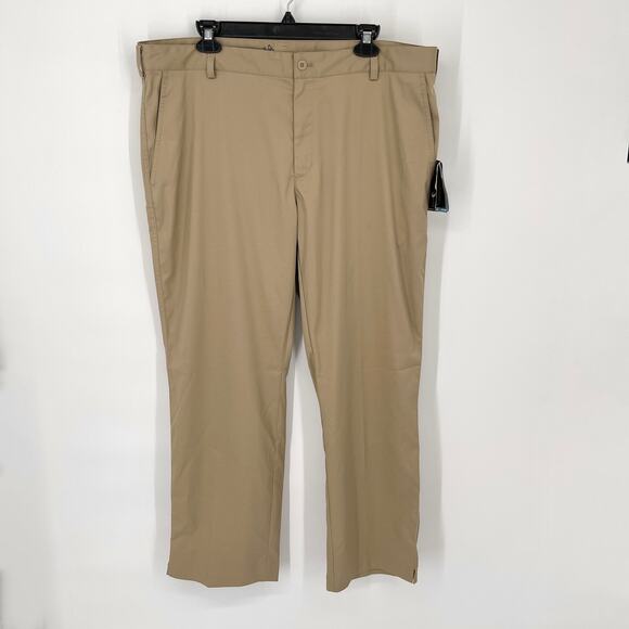 Nike Golf Dri Fit Stretch Golf Pants NEW Standard Fit Lightweight Sz 38 Khaki - Picture 1 of 8